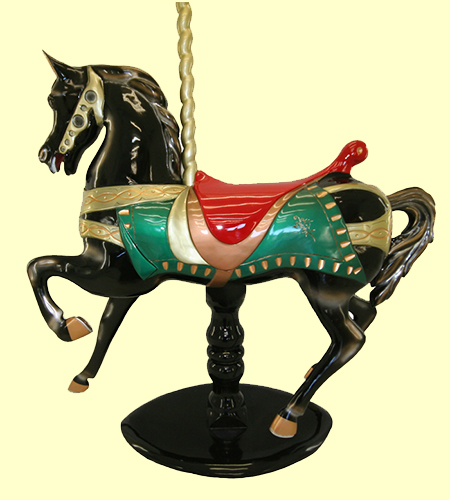 traditional carousel horses